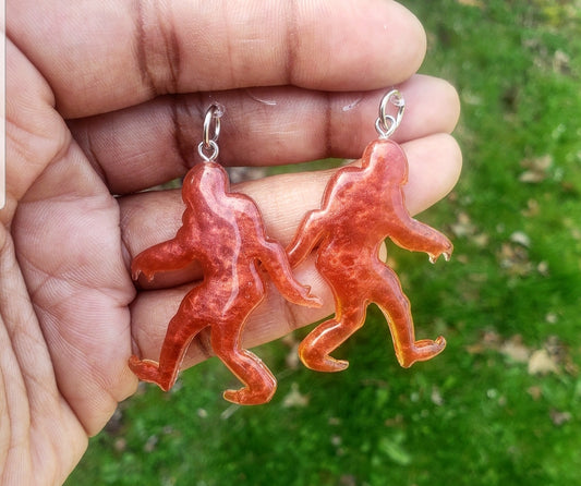 Bigfoot earrings