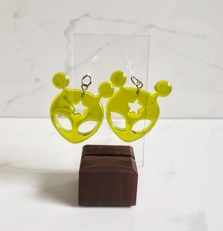 Alien earrings